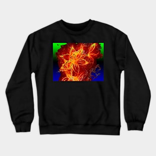 Fired flower Crewneck Sweatshirt